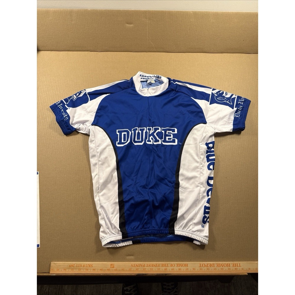 Adrenaline Promotions Duke University Blue Devils cycling jersey Men's XL